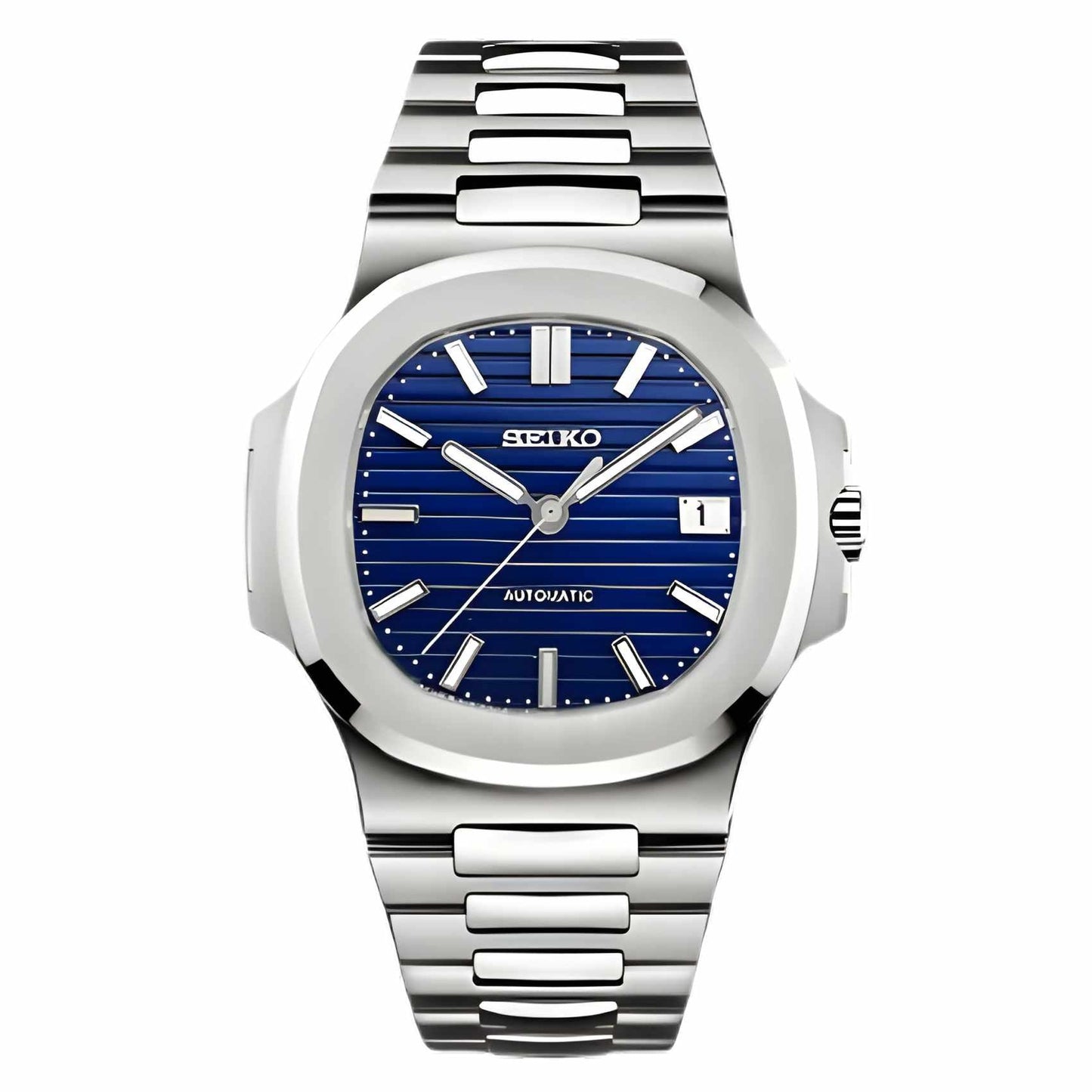 Seiko Mod Nautilus Navy Blue