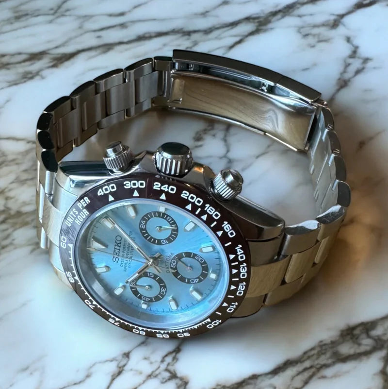 Seiko Mod Daytona Sky Blue
