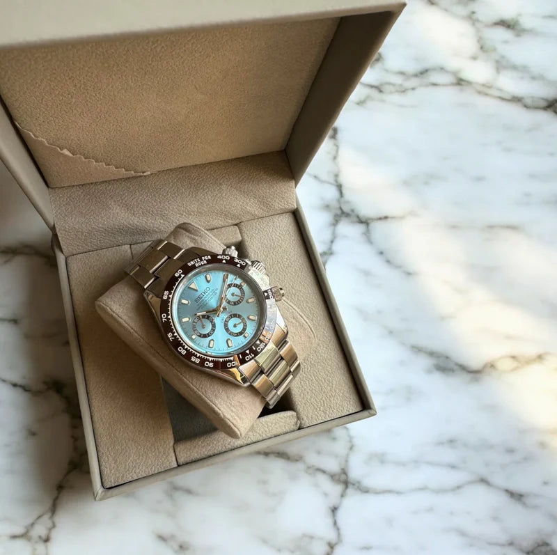 Seiko Mod Daytona Sky Blue