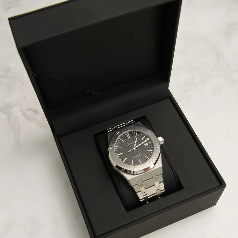 Seiko Mod Royal Oak Black