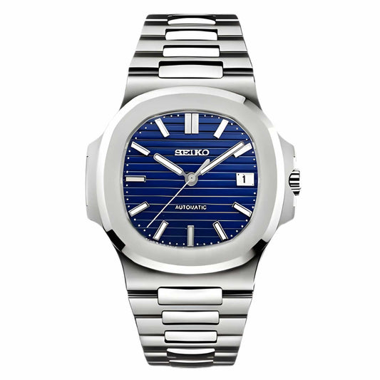 Seiko Mod Nautilus Navy Blue