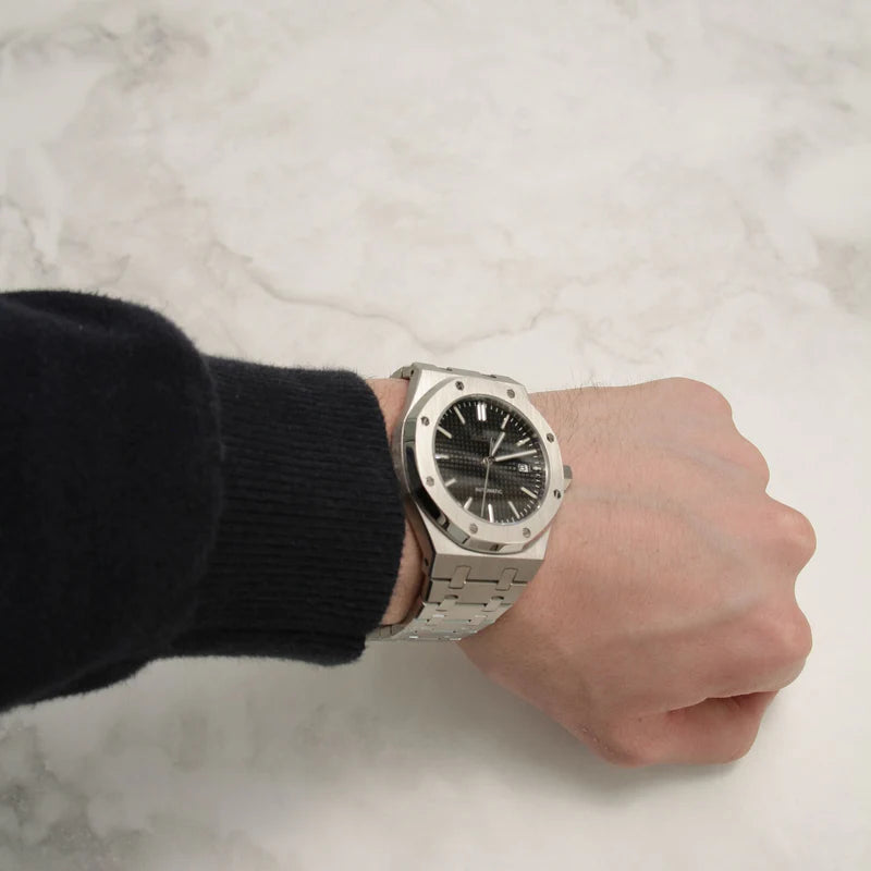 Seiko Mod Royal Oak Black