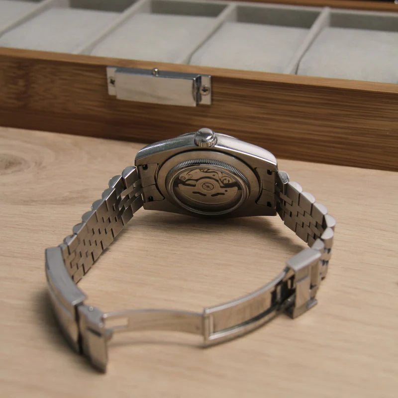 Seiko Mod Datejust Arabic Blue