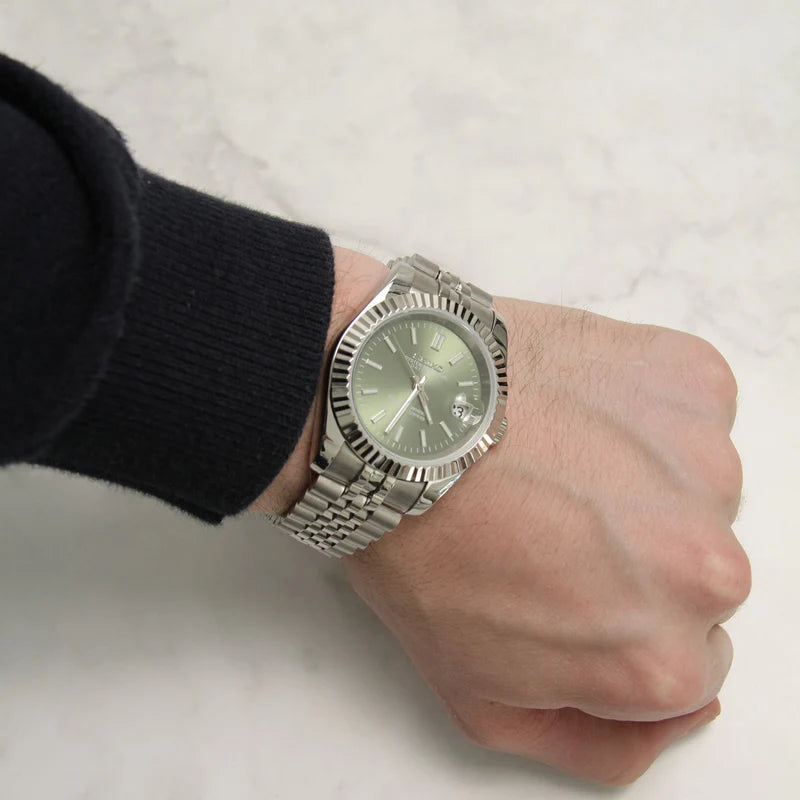 Seiko Mod Datejust Olive