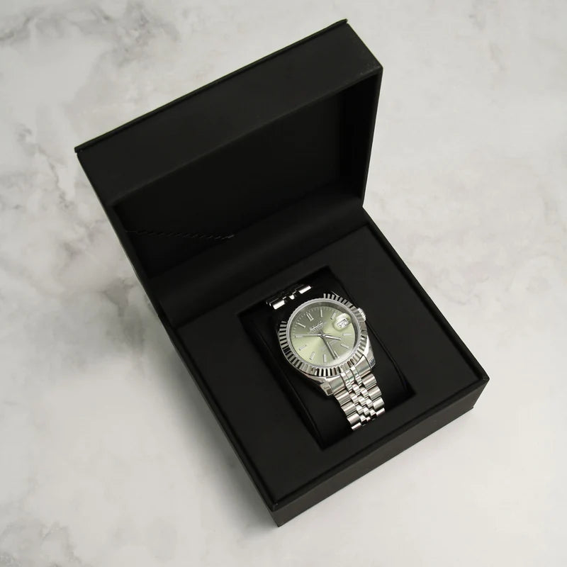 Seiko Mod Datejust Olive