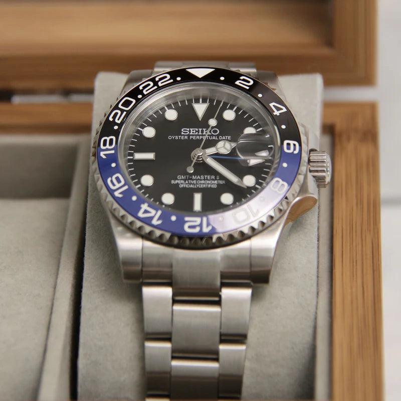 Seiko Mod GMT Batman
