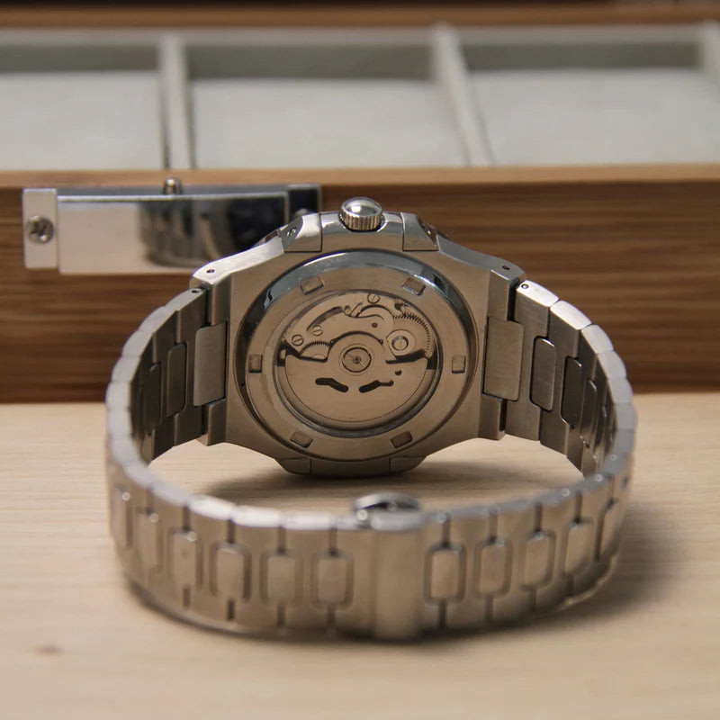 Seiko Mod Nautilus Black